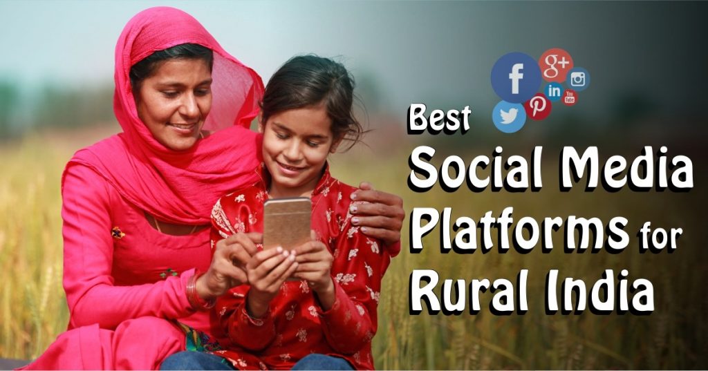 Social media platform for rural india
